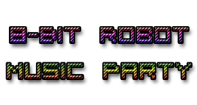Logo 8-Bit Robot Music Party